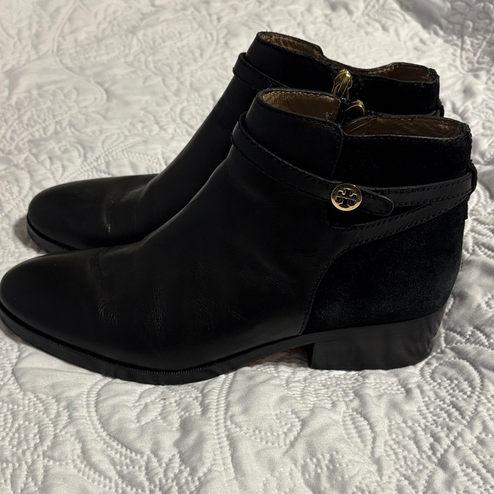 Tory Burch Black Ankle Boots for Women Size 8.5 M